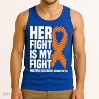 Her Fight My Fight Ms Multiple Sclerosis Awareness Gift Tank Top thumb 3