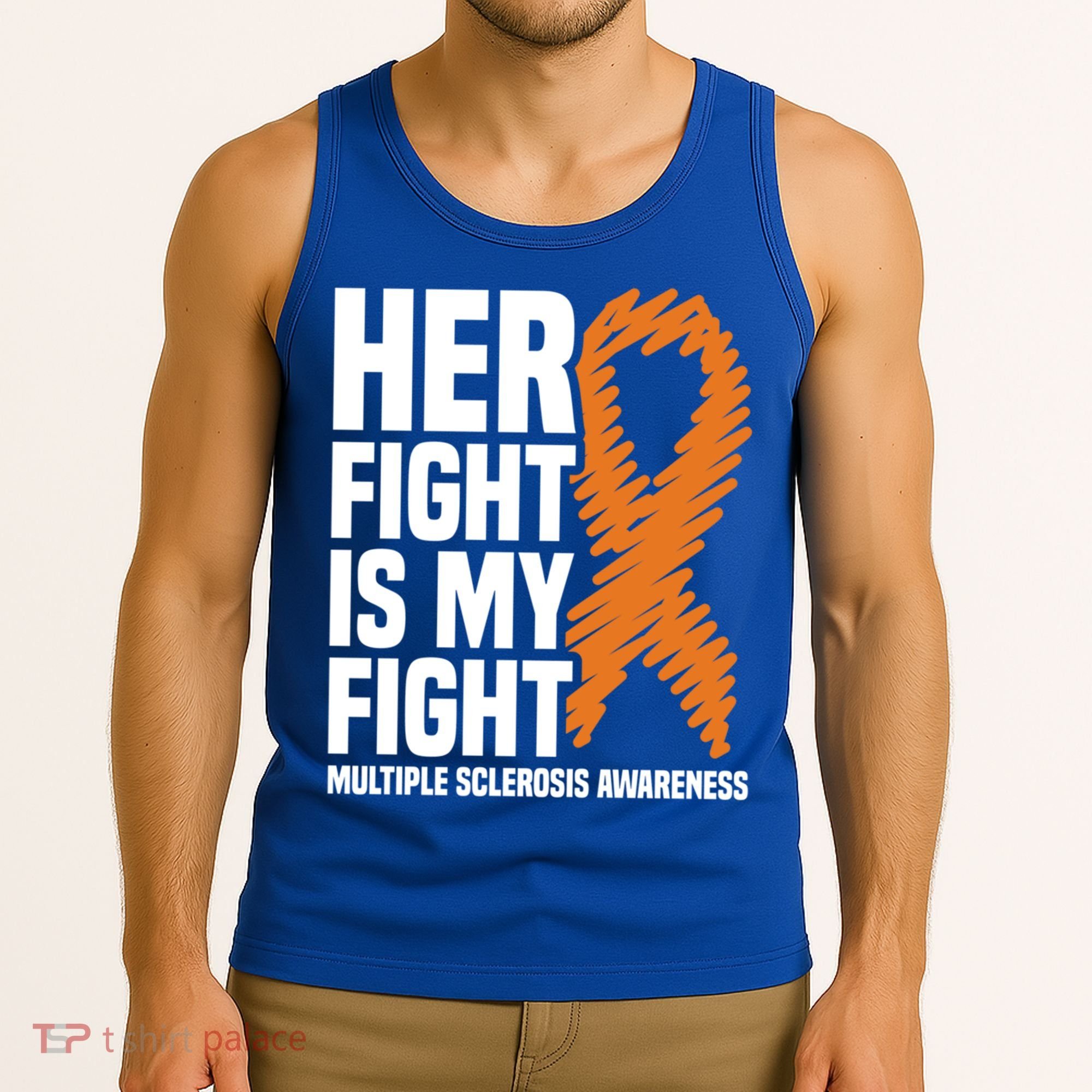 Her Fight My Fight Ms Multiple Sclerosis Awareness Gift Tank Top