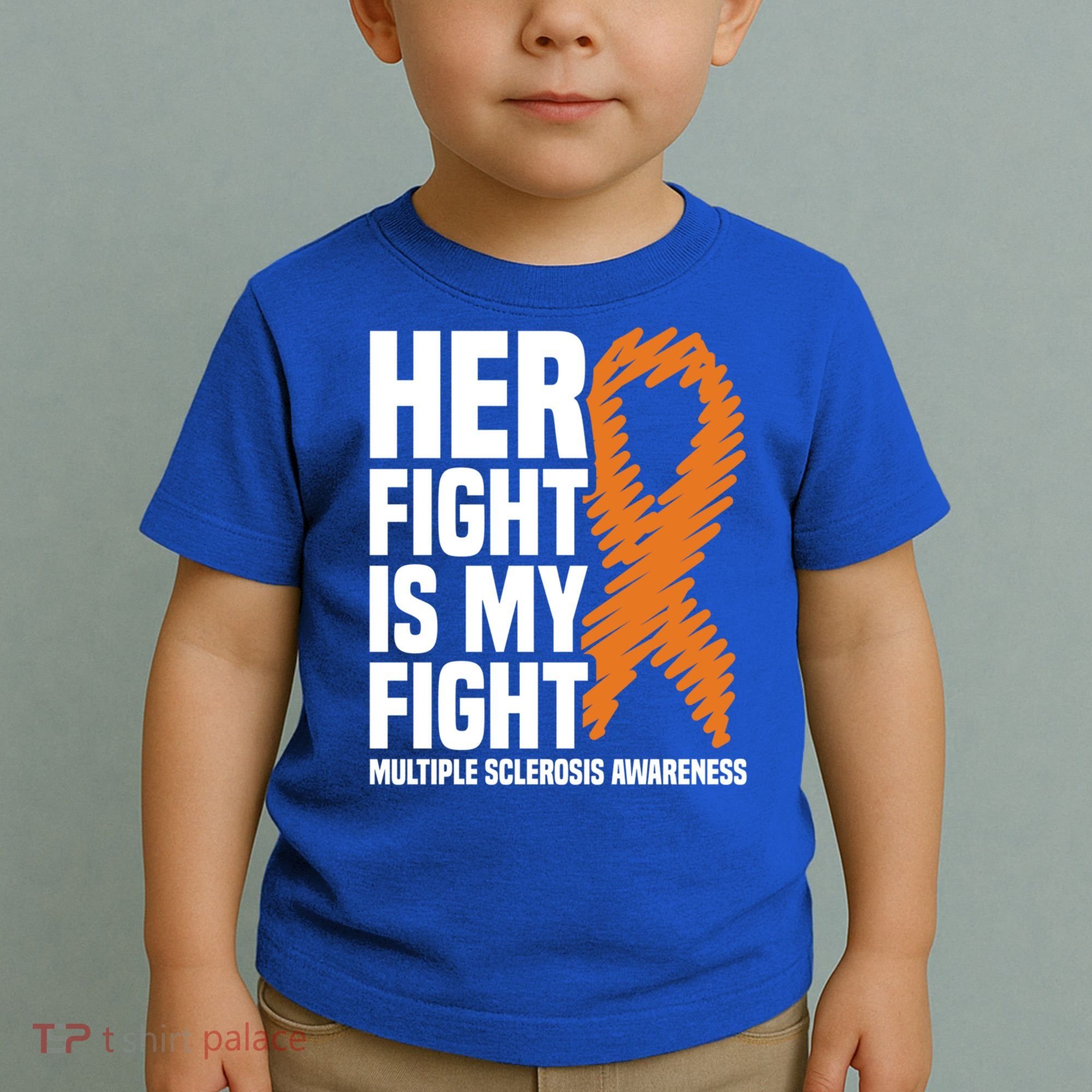 Her Fight My Fight Ms Multiple Sclerosis Awareness Gift Toddler T-Shirt