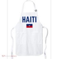 HAITI Flag Men Women Kids HAITI Apron thumb 0