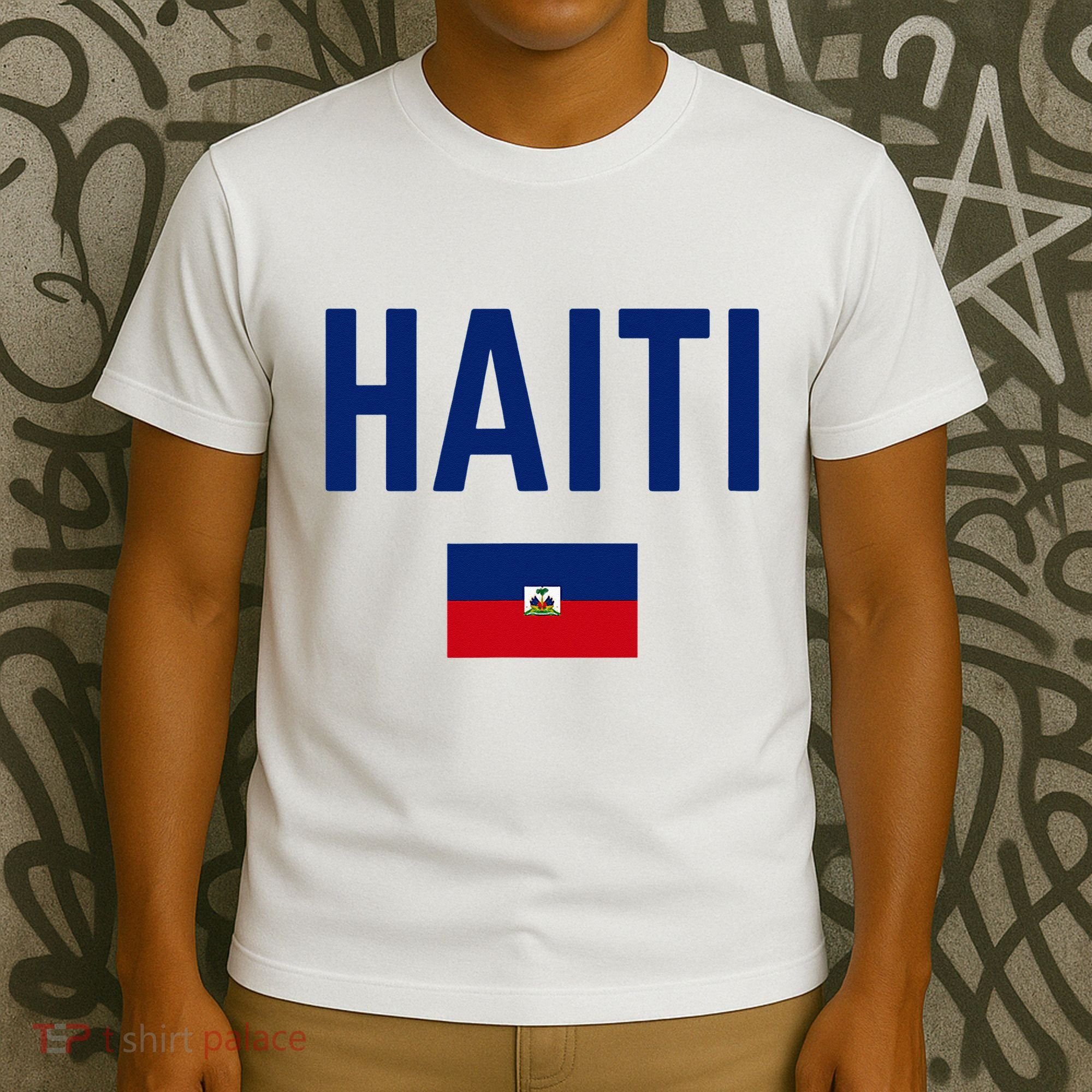HAITI Flag Men Women Kids HAITI T-Shirt