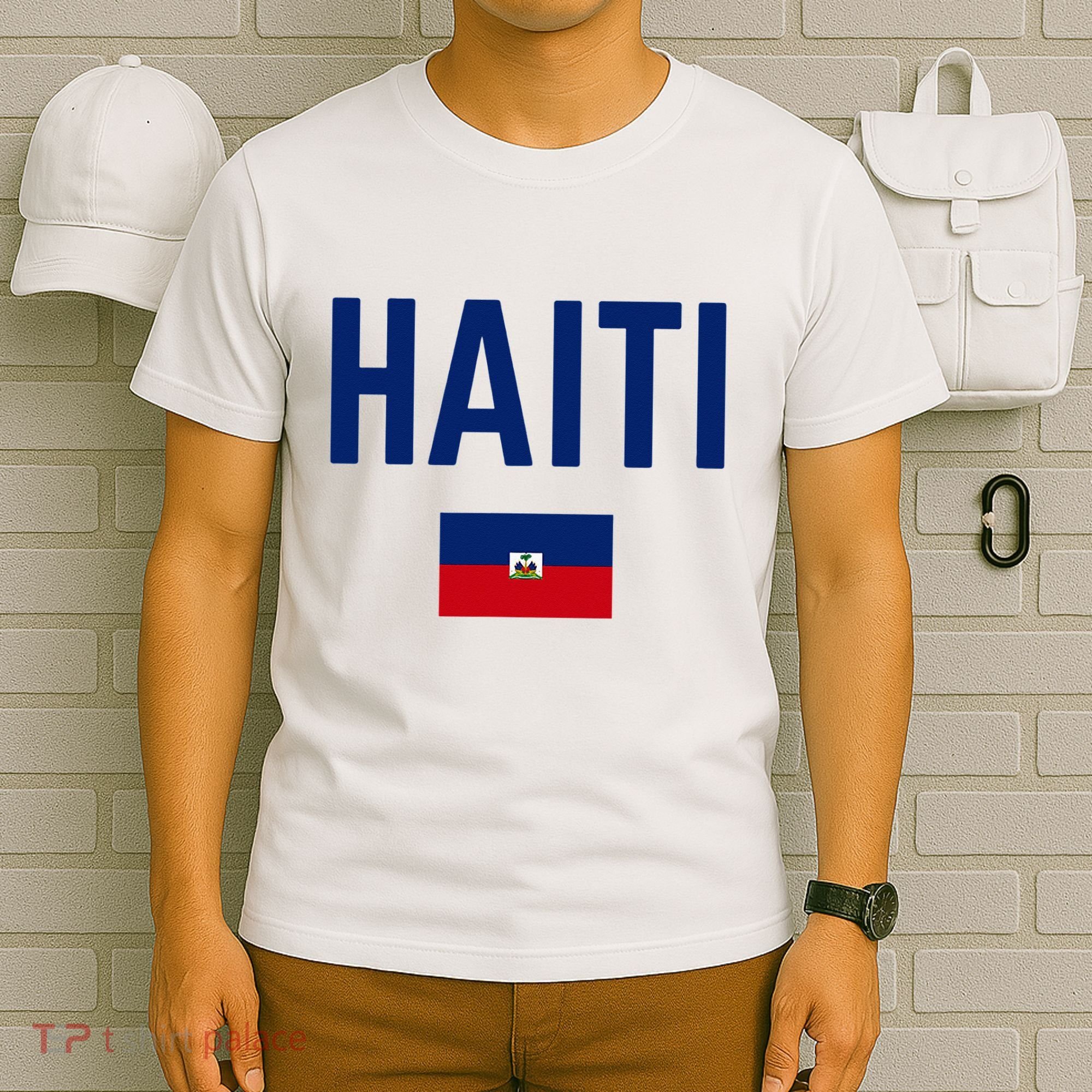 HAITI Flag Men Women Kids HAITI T-Shirt