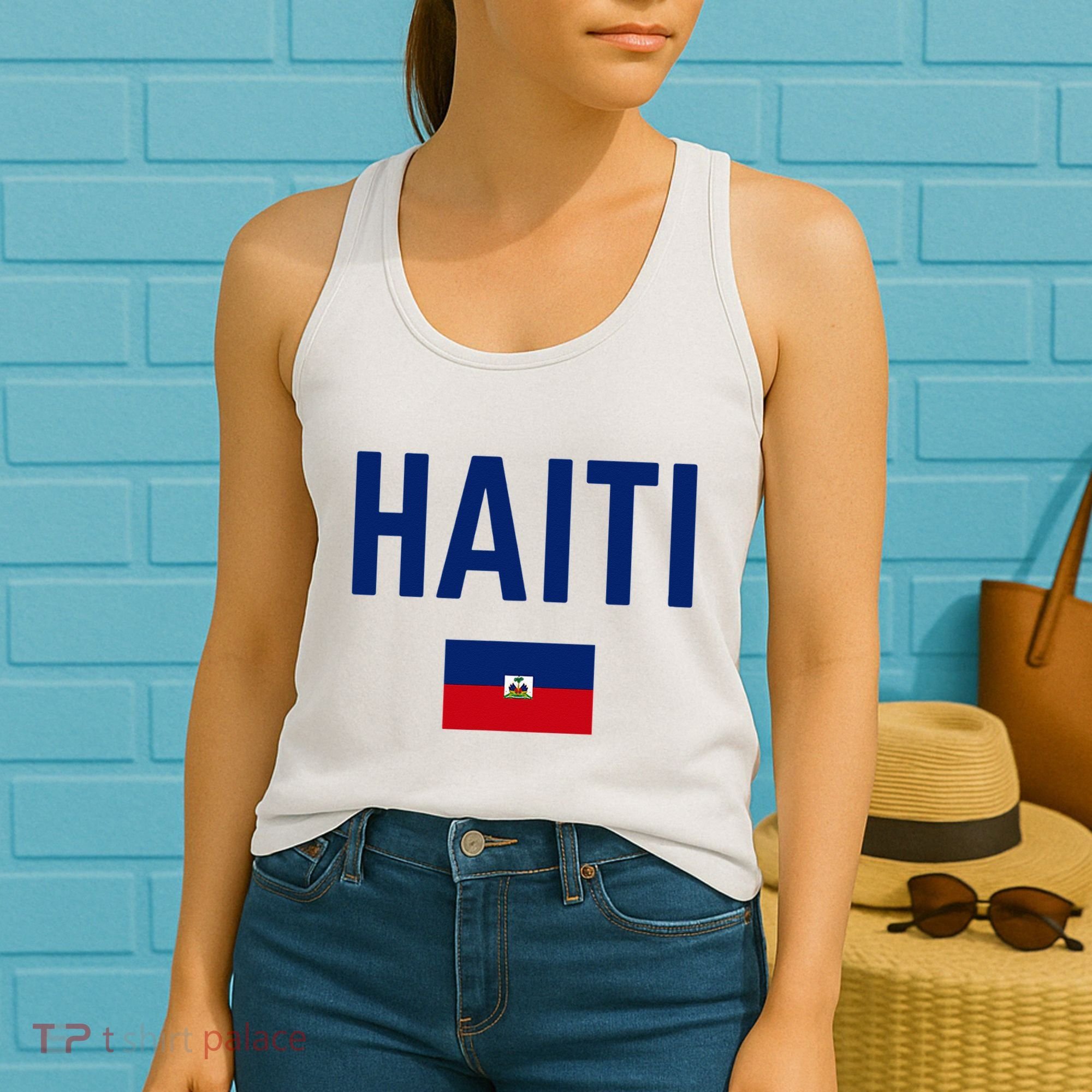 HAITI Flag Men Women Kids HAITI Women's Tank Top
