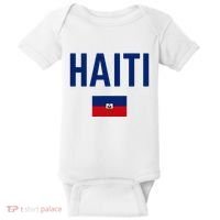 HAITI Flag Men Women Kids HAITI Baby Bodysuit thumb 0