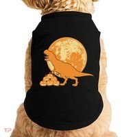 Halloween Full Moon Trex Pumpkins Doggie Tank thumb 0