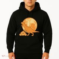 Halloween Full Moon Trex Pumpkins Hoodie thumb 2