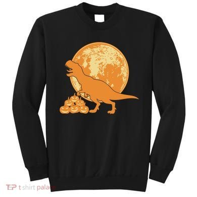Halloween Full Moon Trex Pumpkins Sweatshirt