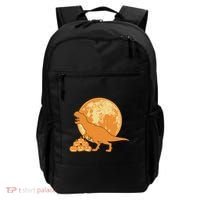 Halloween Full Moon Trex Pumpkins Backpack thumb 0