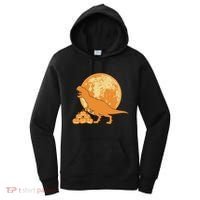 Halloween Full Moon Trex Pumpkins Women's Hoodie thumb 0