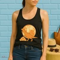 Halloween Full Moon Trex Pumpkins Women's Tank Top thumb 2