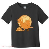 Halloween Full Moon Trex Pumpkins Toddler T-Shirt thumb 0