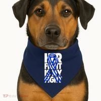 Als Her Fight Is My Fight USA-Made Doggie Bandana thumb 1