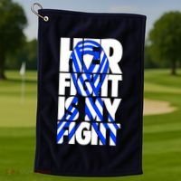 Als Her Fight Is My Fight Golf Towel thumb 1