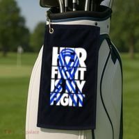 Als Her Fight Is My Fight Golf Towel thumb 2