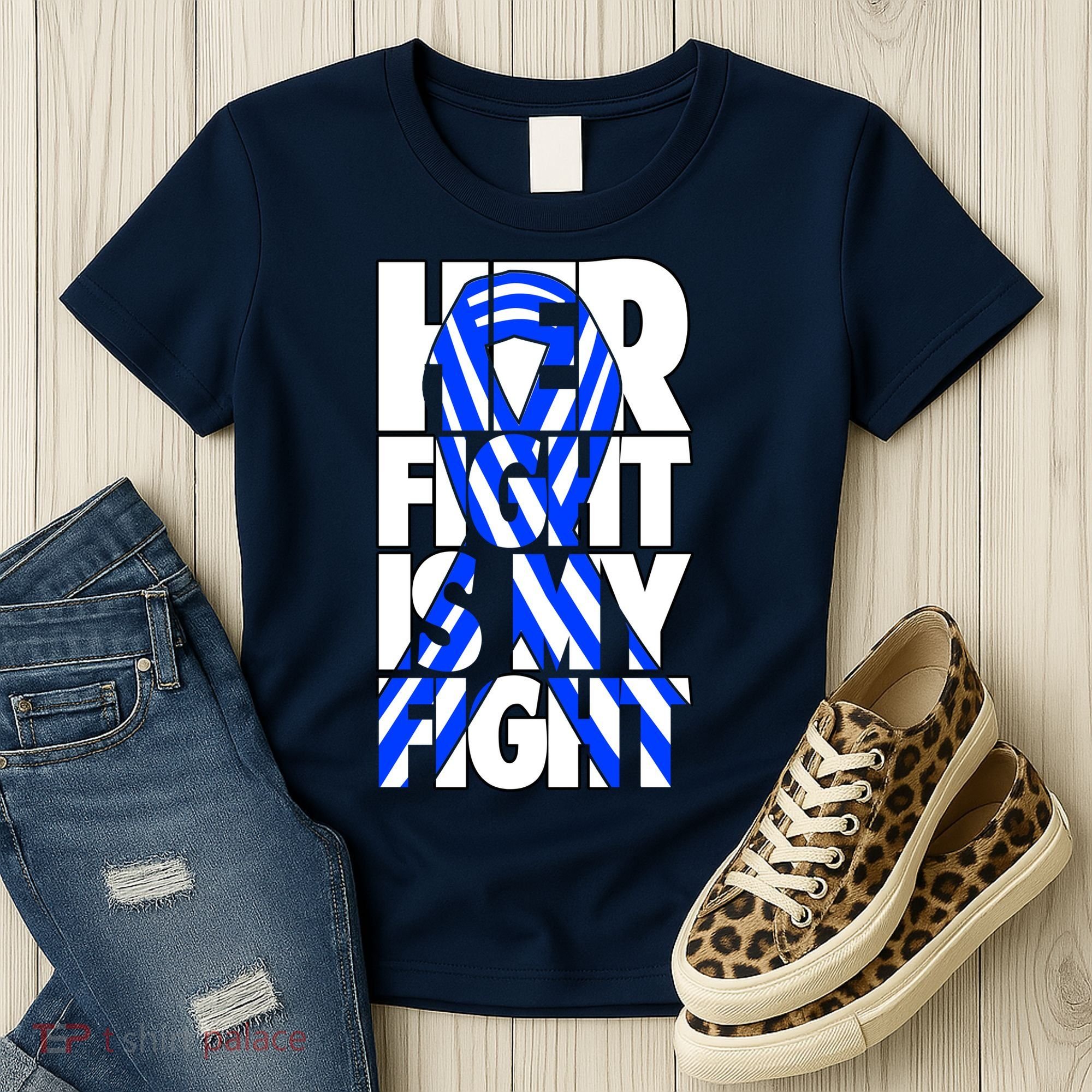 Als Her Fight Is My Fight Women's T-Shirt