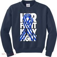 Als Her Fight Is My Fight Kids Sweatshirt thumb 0