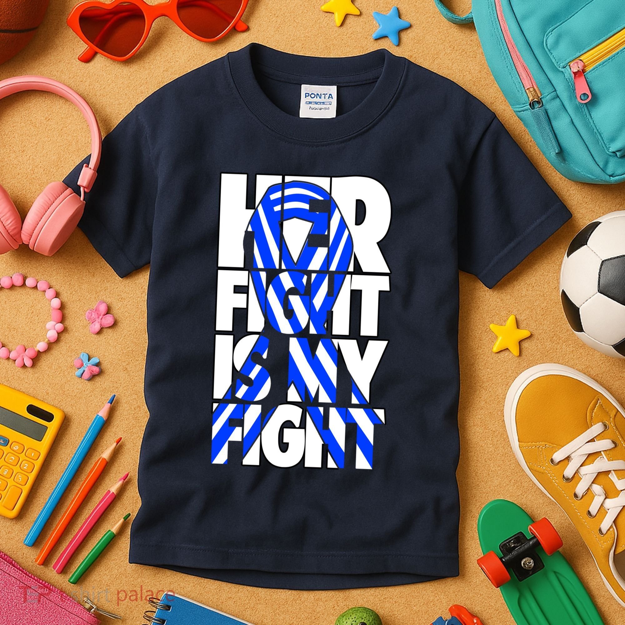 Als Her Fight Is My Fight Kids T-Shirt