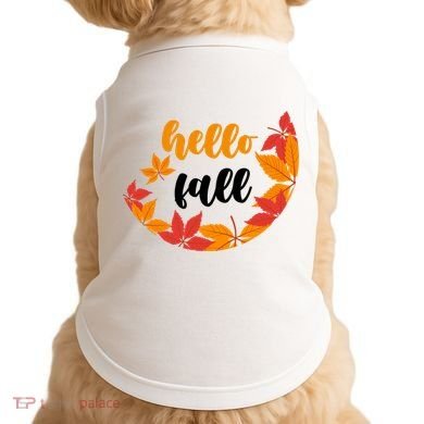 Hello Fall Nature Lover Doggie Tank