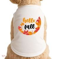Hello Fall Nature Lover Doggie Tank thumb 0