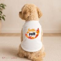 Hello Fall Nature Lover Doggie Tank thumb 2