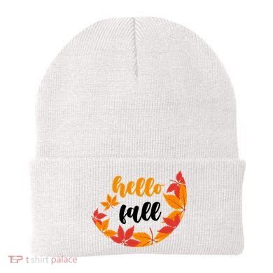 Hello Fall Nature Lover Beanie