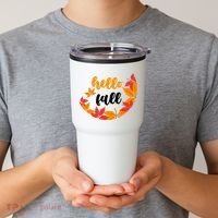Hello Fall Nature Lover Tumbler thumb 2