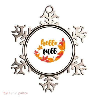 Hello Fall Nature Lover Ornament