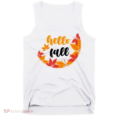 Hello Fall Nature Lover Tank Top