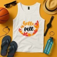 Hello Fall Nature Lover Tank Top thumb 4