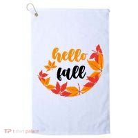 Hello Fall Nature Lover Golf Towel thumb 0
