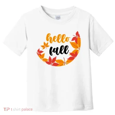 Hello Fall Nature Lover Toddler T-Shirt