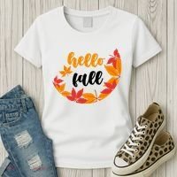 Hello Fall Nature Lover Women's T-Shirt thumb 3