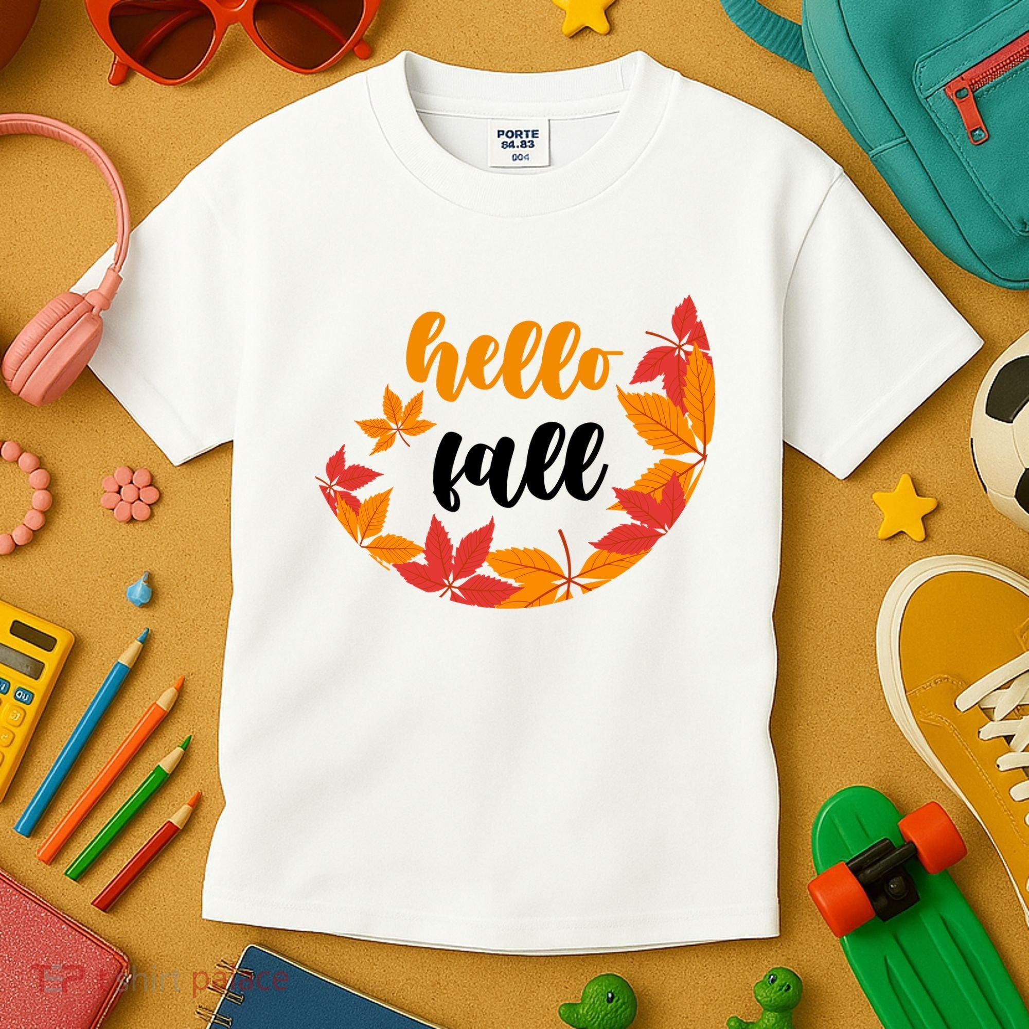 Hello Fall Nature Lover Kids T-Shirt