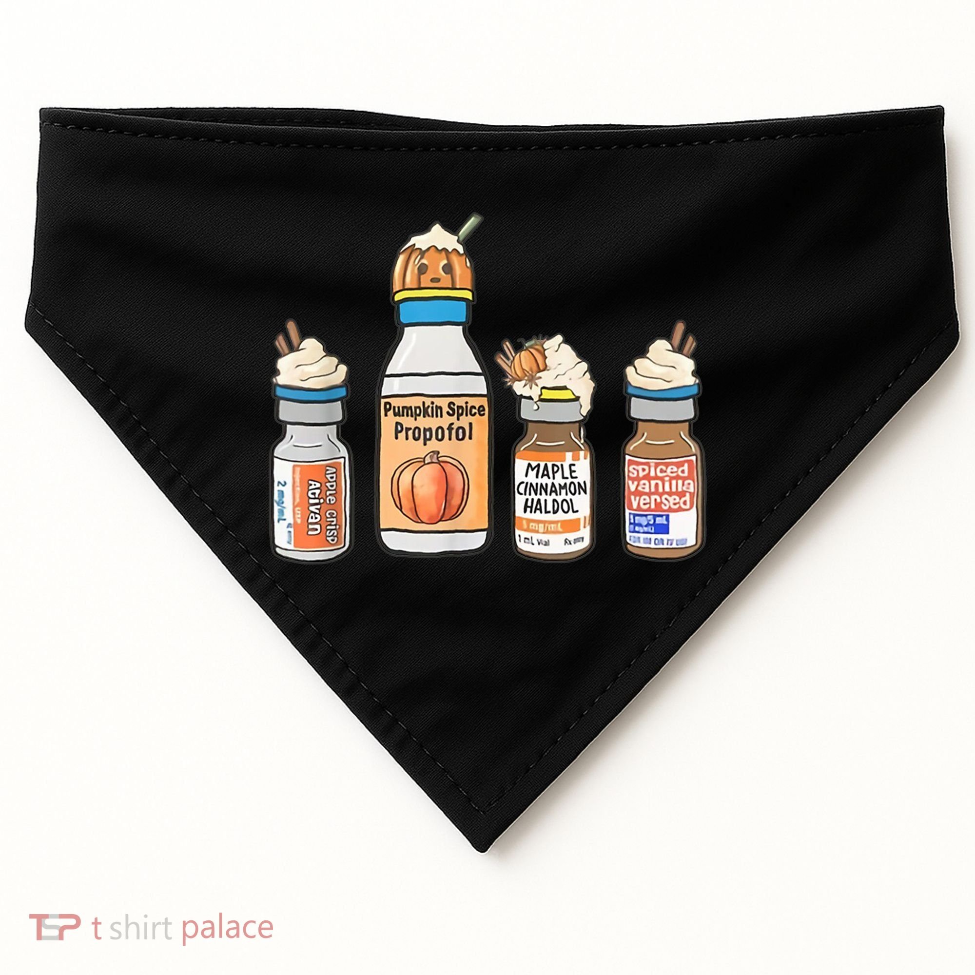 Halloween Fall Nurse Funny USA-Made Doggie Bandana