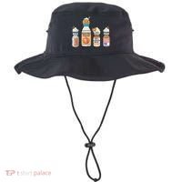 Halloween Fall Nurse Funny Bucket Hat thumb 0