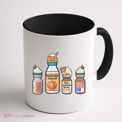 Halloween Fall Nurse Funny Coffee Mug back