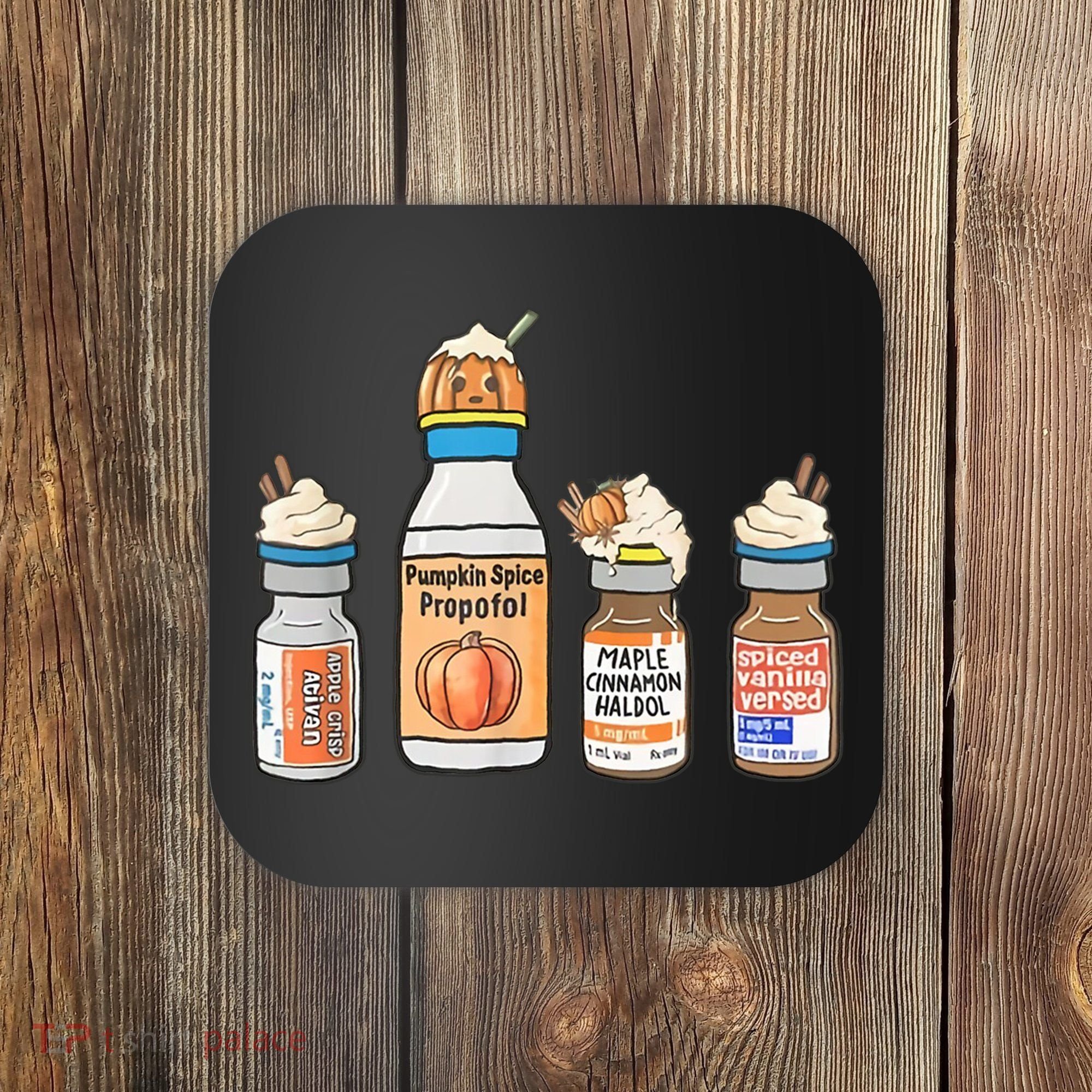 Halloween Fall Nurse Funny Coaster