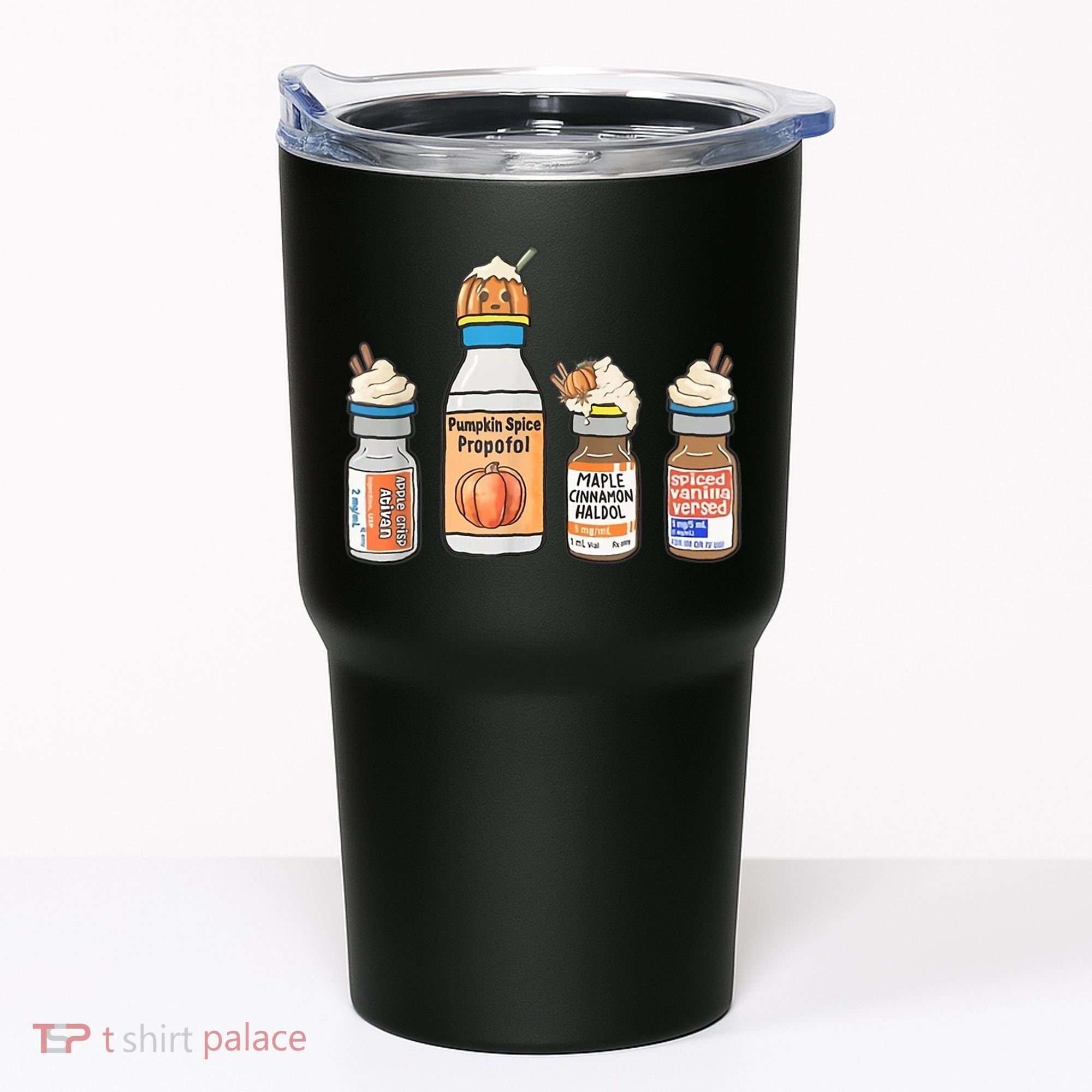 Halloween Fall Nurse Funny Tumbler