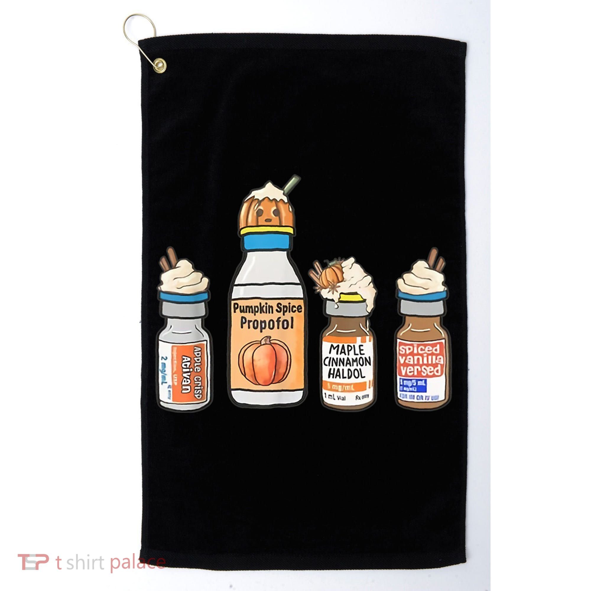 Halloween Fall Nurse Funny Golf Towel