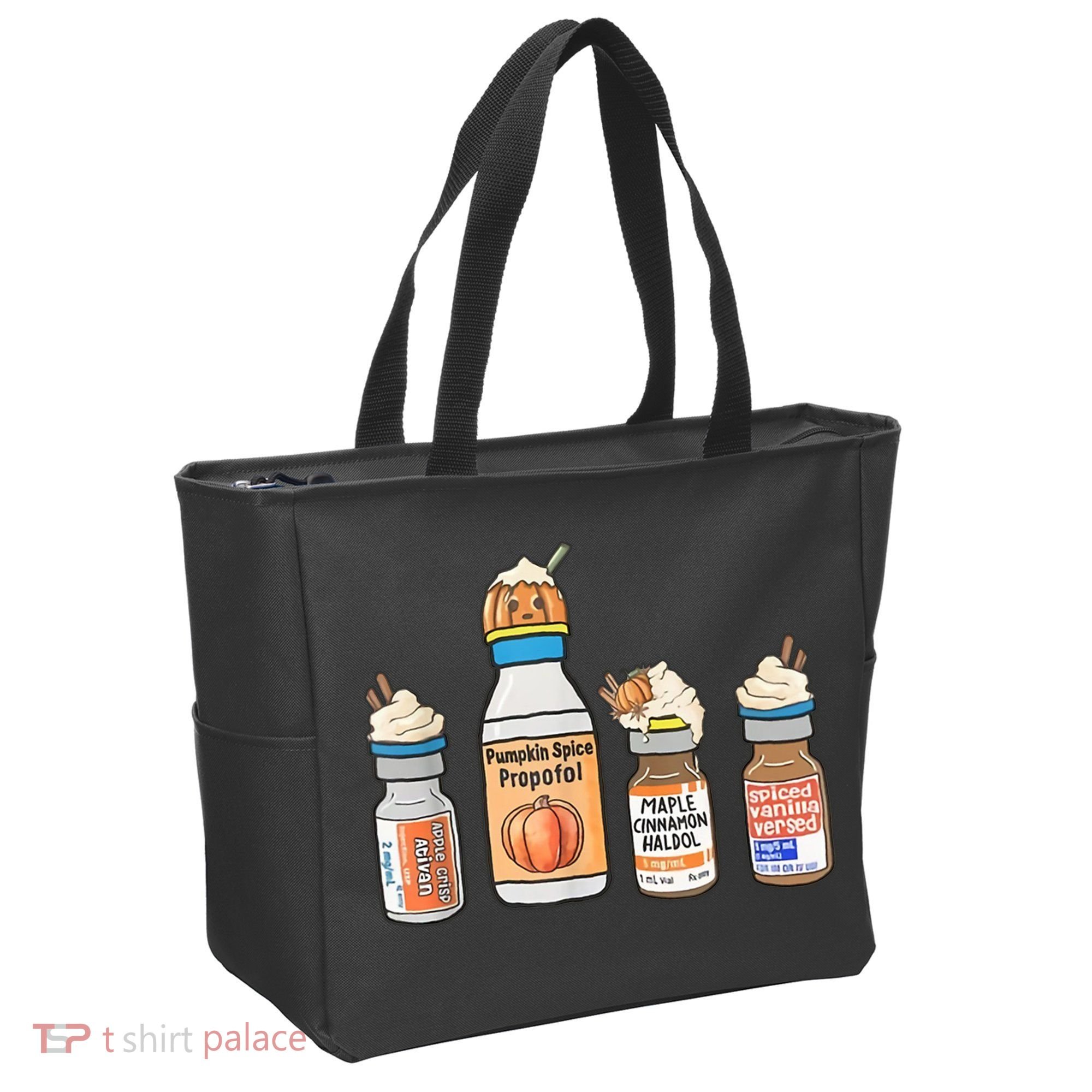 Halloween Fall Nurse Funny Tote Bag