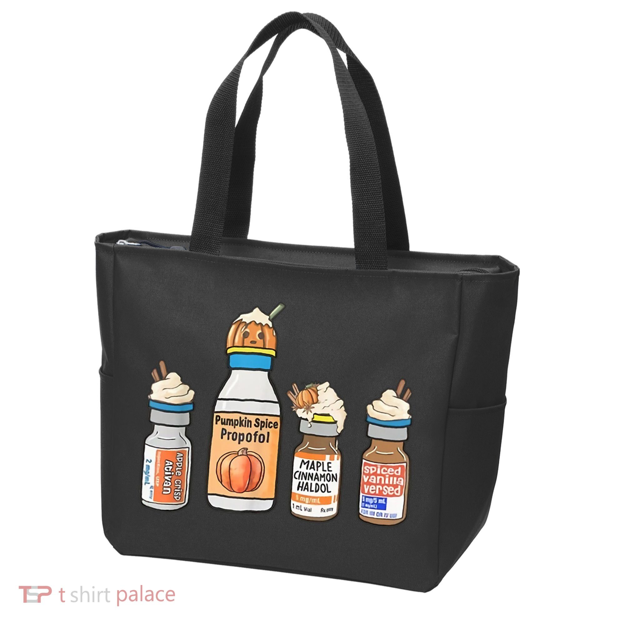 Halloween Fall Nurse Funny Tote Bag