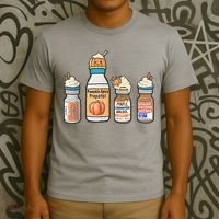 Halloween Fall Nurse Funny T-Shirt thumb 3