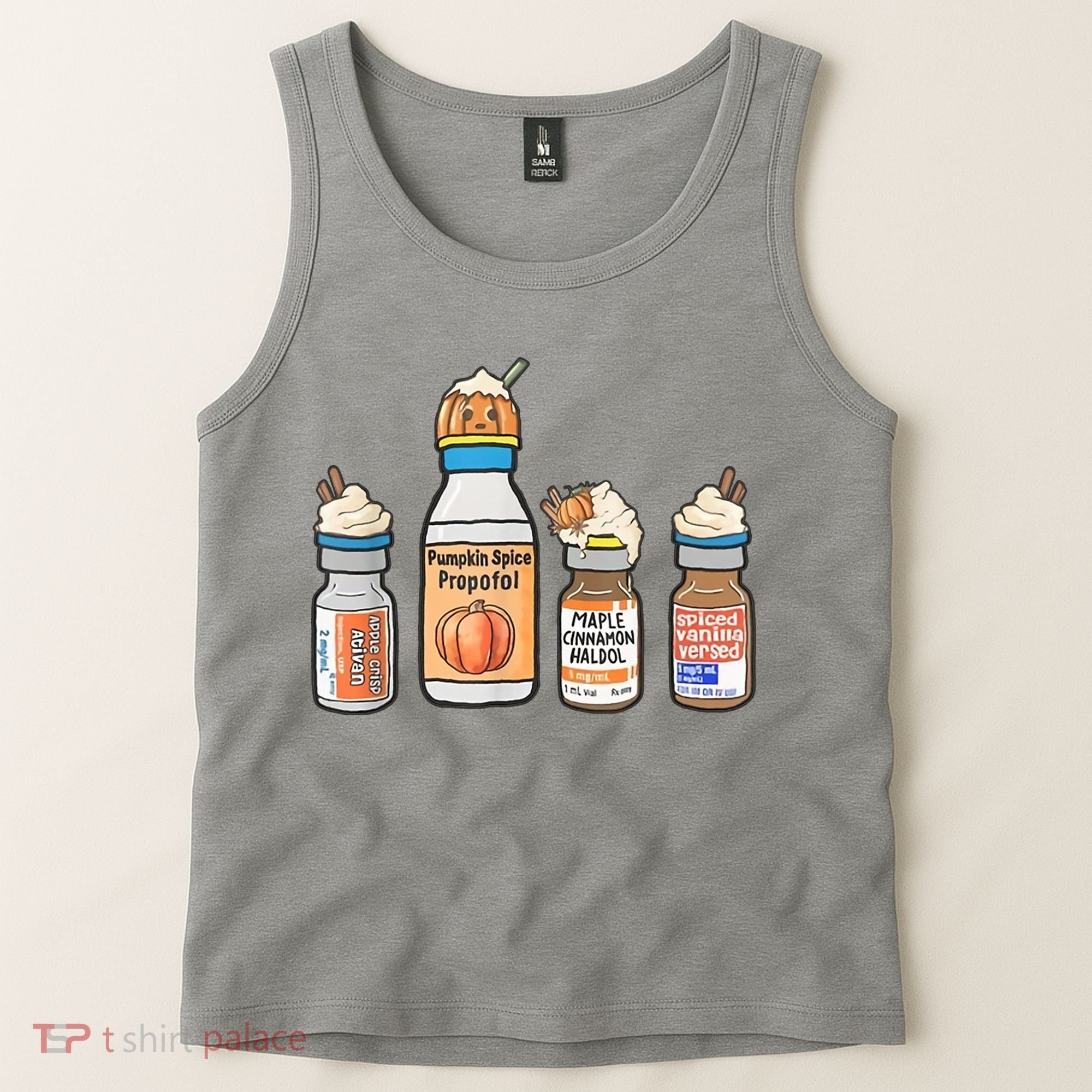 Halloween Fall Nurse Funny Tank Top