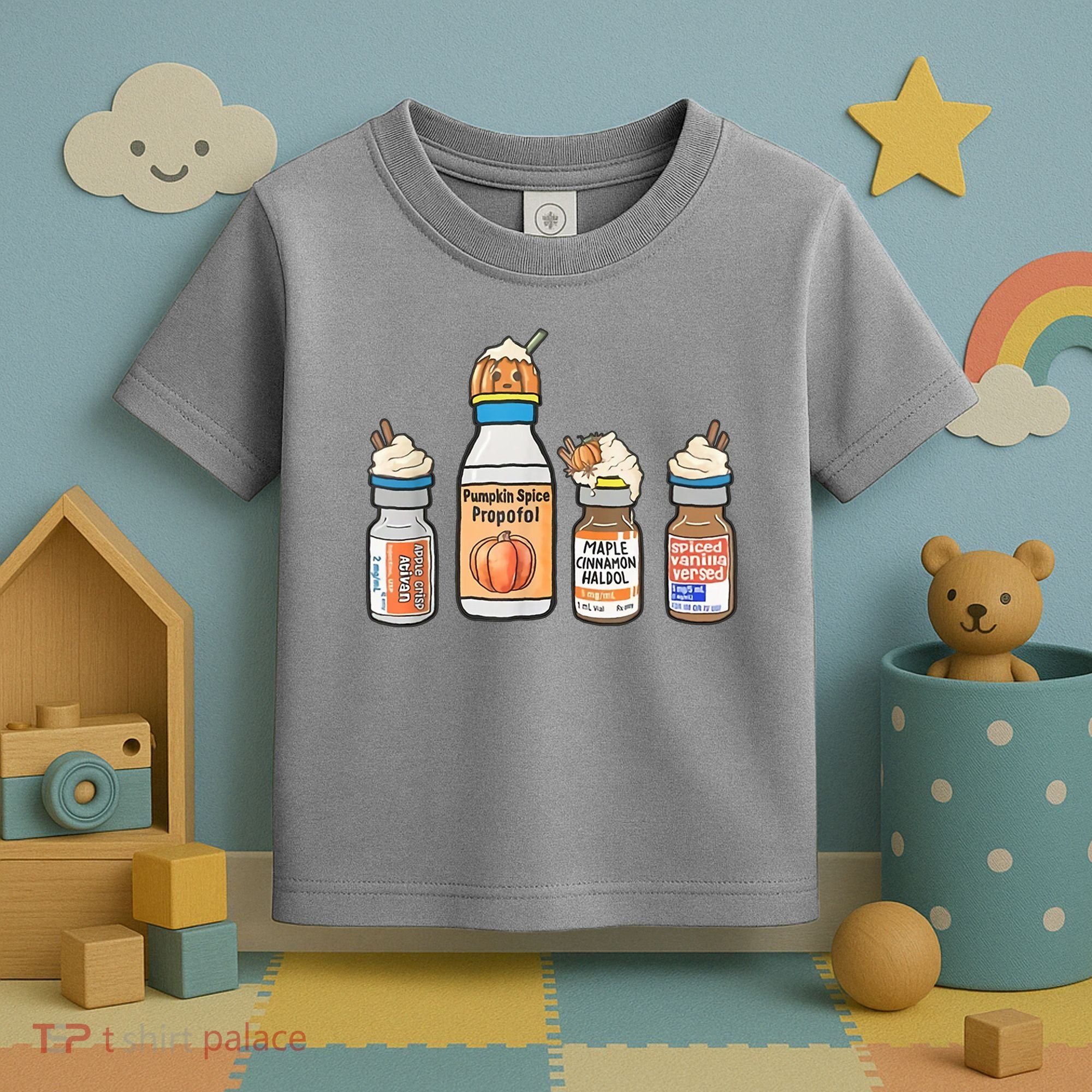 Halloween Fall Nurse Funny Toddler T-Shirt