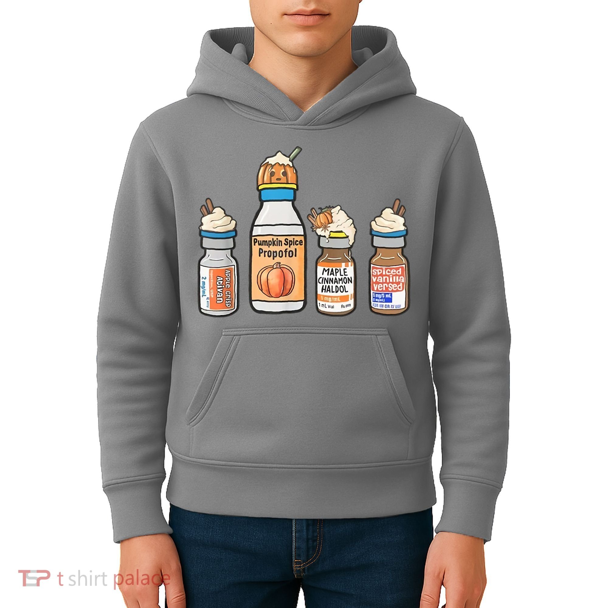 Halloween Fall Nurse Funny Kids Hoodie
