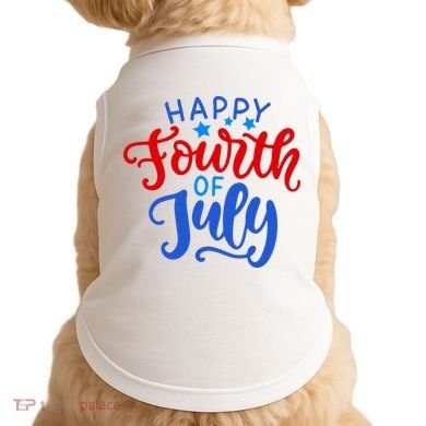 Happy Fourth Of July Celebration Doggie Tank