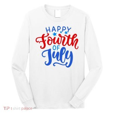Happy Fourth Of July Celebration Long Sleeve Shirt