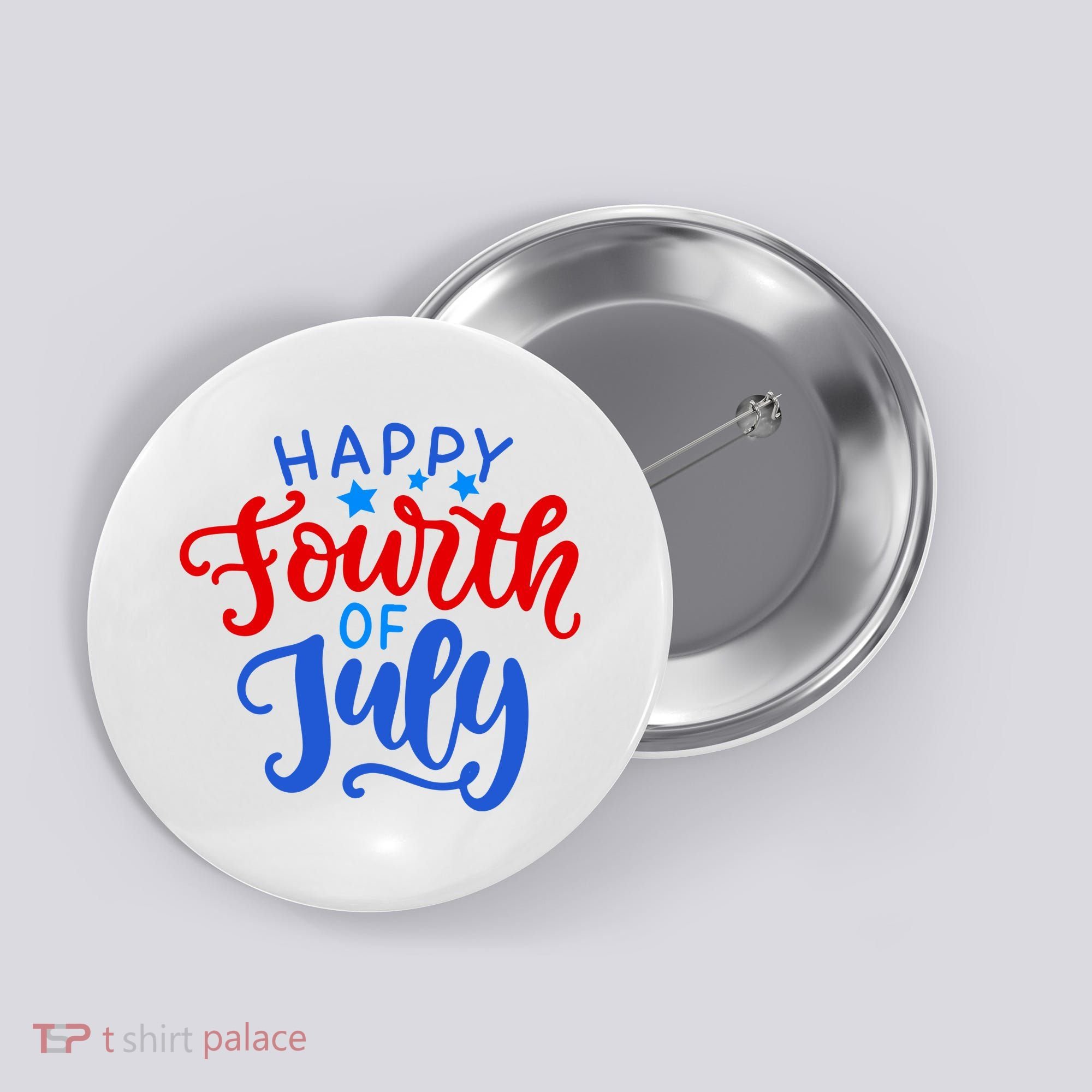 Happy Fourth Of July Celebration Button