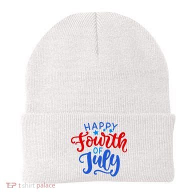Happy Fourth Of July Celebration Beanie