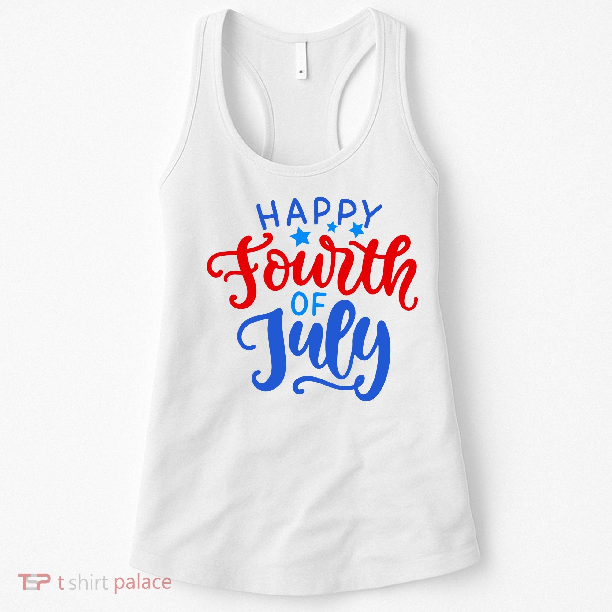 Happy Fourth Of July Celebration Women's Tank Top